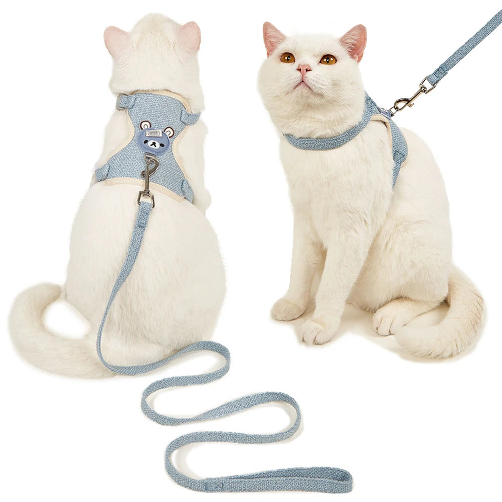 Cute Dog Strap Leash Small Pet Cat Bunny Collar Chest Strap Dog Rope Maltese Chihuahua Puppy Leash Ultra Small Pet Harness New