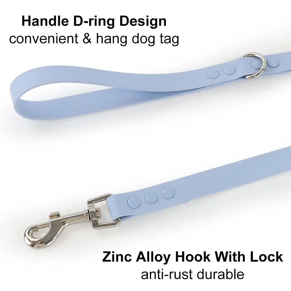 No Pull D Ring Dog Harness Set Pet Collar Leash Set Adjustable Designer Custom Waterproof Pvc Dog Harness Set