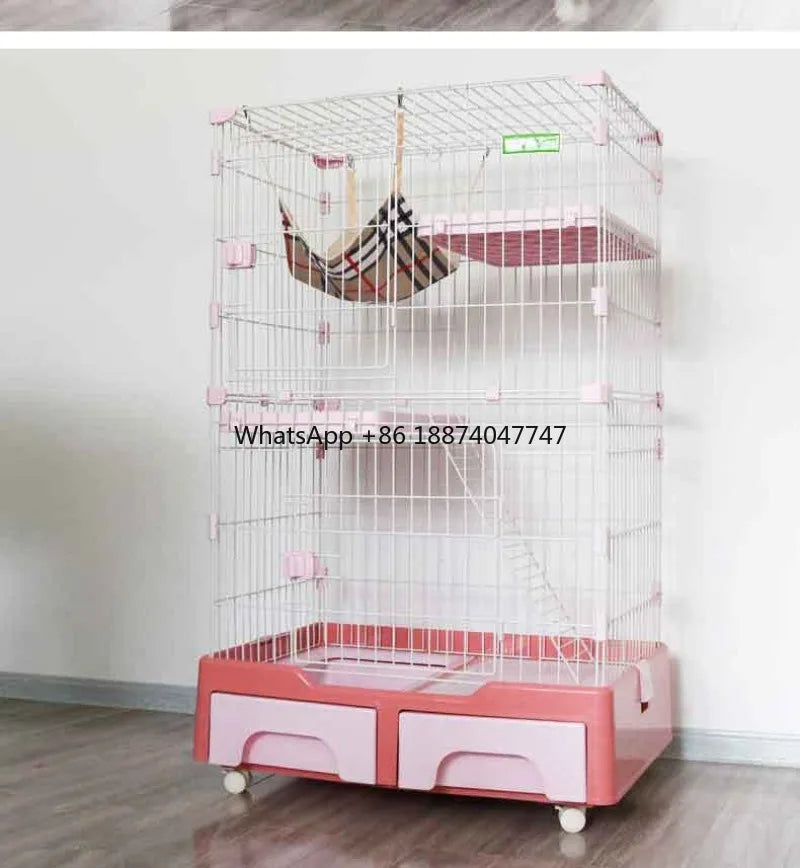 Dog cat cages enclosures Manufacture outdoor pet carriers folding cat cage layer cage for sale metal