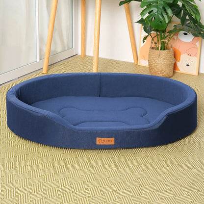 Dog Pet Beds Oxford Square Dog Bed For Large Dogs Size Dog Sofa Beds Waterproof Anti-Mite Inner Pad Washable Kennel Dog Gift