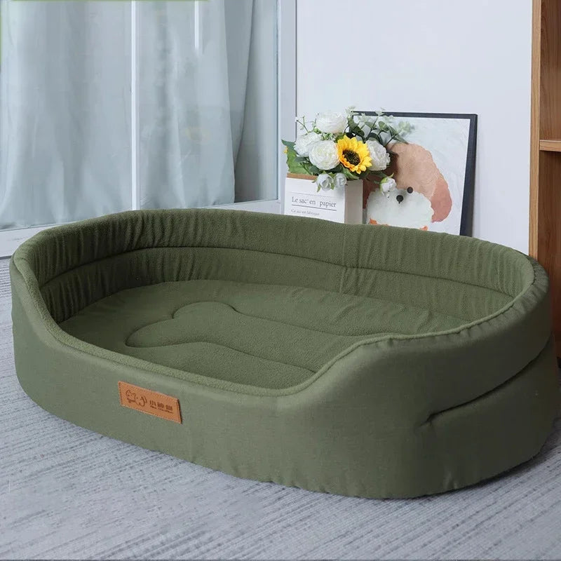 Dog Pet Beds Oxford Square Dog Bed For Large Dogs Size Dog Sofa Beds Waterproof Anti-Mite Inner Pad Washable Kennel Dog Gift