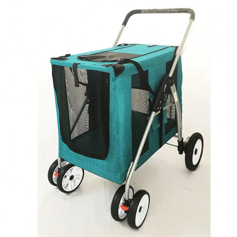 Big Dog Carrier Pet Stroller Dog Transport Outdoor Doggy Travel