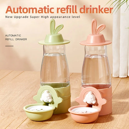 Rabbits Water Dispenser Rabbits Feeding Watering Rabbits Automatic Feeder Water