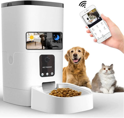 Automatic Pet Feeder with Camera & App Control